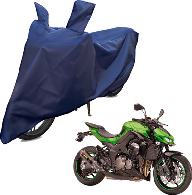 RiderShine Two Wheeler Cover for Kawasaki(Z250, Blue)