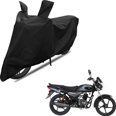RiderShine Two Wheeler Cover for Bajaj(Platina 100 DTS-i, Black)