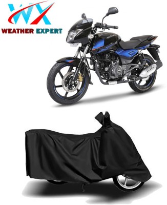 WEATHER EXPERT Waterproof Two Wheeler Cover for Bajaj(Pulsar 150 DTS-i, Black)