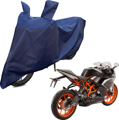 RiderShine Two Wheeler Cover for KTM(RC 390, Blue)