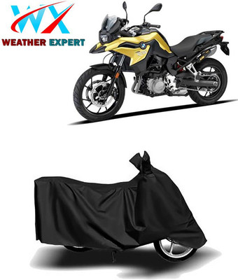 WEATHER EXPERT Waterproof Two Wheeler Cover for BMW(F 750 GS, Black)