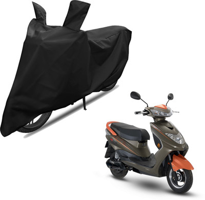 RiderShine Two Wheeler Cover for Okinawa(Ridge Plus, Black)