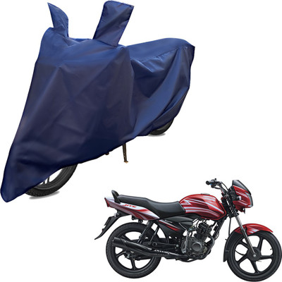 RiderShine Two Wheeler Cover for TVS(Max 4R, Blue)