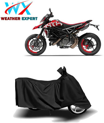 WEATHER EXPERT Two Wheeler Cover for Ducati(Hypermotard, Black)
