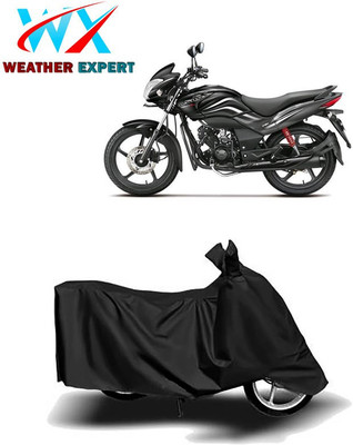 WEATHER EXPERT Waterproof Two Wheeler Cover for Hero(Passion Xpro, Black)