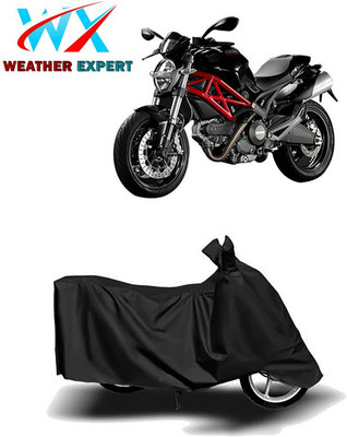 WEATHER EXPERT Waterproof Two Wheeler Cover for Ducati(Monster 795, Black)