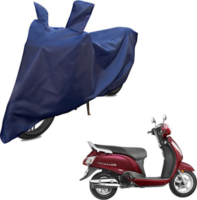 RiderShine Two Wheeler Cover for Yamaha(Cygnus Ray ZR, Blue)