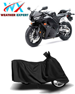 WEATHER EXPERT Waterproof Two Wheeler Cover for Honda(CBR 600 RR, Black)