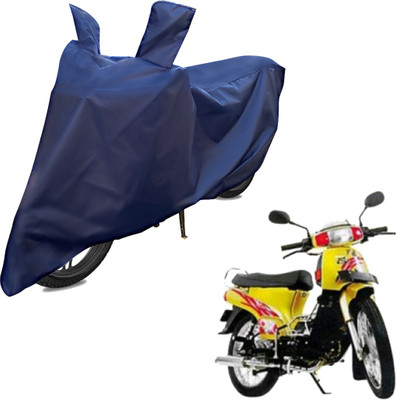 RiderShine Two Wheeler Cover for Kinetic(Nova EX, Blue)