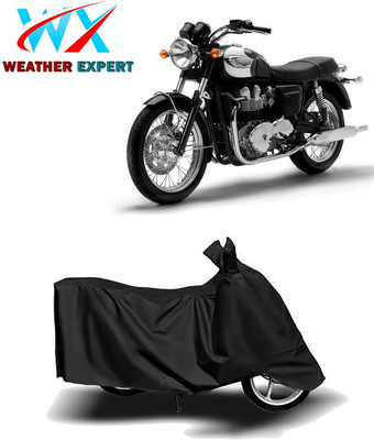 WEATHER EXPERT Two Wheeler Cover for Triumph(Street Twin, Black)