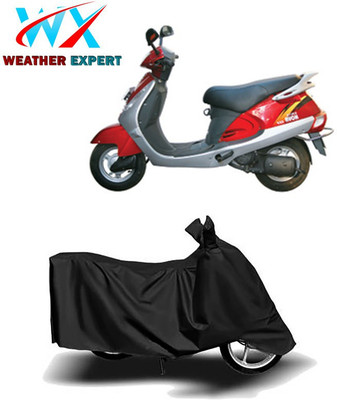 WEATHER EXPERT Waterproof Two Wheeler Cover for Kinetic(Nova, Black)
