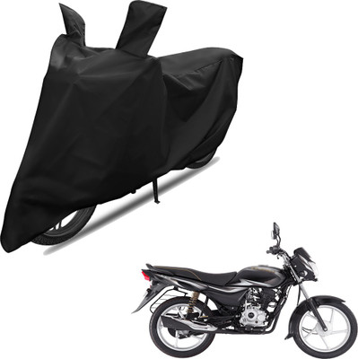 RiderShine Two Wheeler Cover for Bajaj(ComforTec, Black)