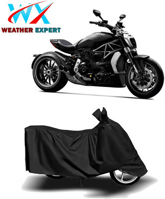 WEATHER EXPERT Waterproof Two Wheeler Cover for Ducati(XDiavel, Black)