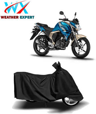 Mdstar Waterproof Two Wheeler Cover for Yamaha(FZ S V3.0 FI, Black)