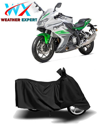 WEATHER EXPERT Waterproof Two Wheeler Cover for Benelli(302R, Black)