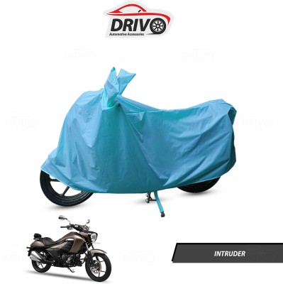 Drivo Waterproof Two Wheeler Cover for Suzuki(Intruder, Blue)