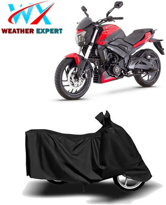 WEATHER EXPERT Waterproof Two Wheeler Cover for Bajaj(Dominar 250, Black)