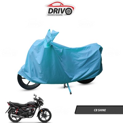 Drivo Waterproof Two Wheeler Cover for Honda(CB Shine, Blue)