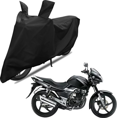 RiderShine Two Wheeler Cover for Suzuki(GS 150R, Black)