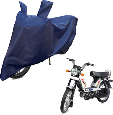 RiderShine Two Wheeler Cover for Piaggio(Vespa LX 125, Blue)