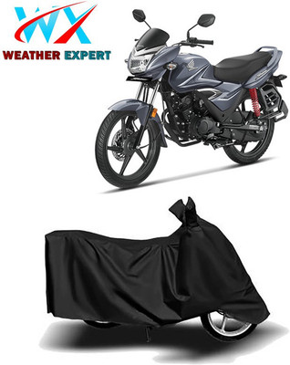WEATHER EXPERT Waterproof Two Wheeler Cover for Honda(CB Shine, Black)