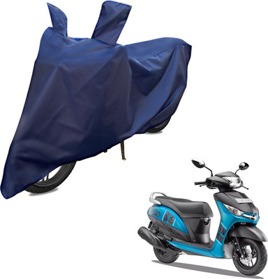 RiderShine Two Wheeler Cover for Yamaha(Enticer, Blue)
