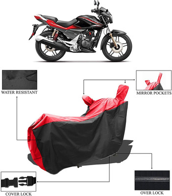 KEDIT Two Wheeler Cover for Hero(Xtreme, Red, Black)