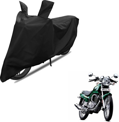 RiderShine Two Wheeler Cover for TVS(Fiero FX, Black)