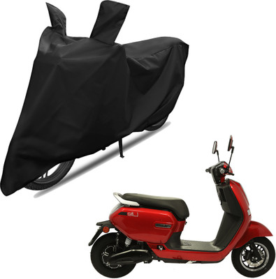 RiderShine Two Wheeler Cover for Okinawa(Lite, Black)