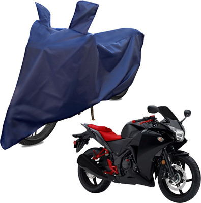 RiderShine Two Wheeler Cover for Honda(CBR 600 RR, Blue)