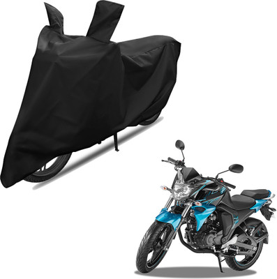 RiderShine Two Wheeler Cover for Yamaha(FZ-S FI, Black)