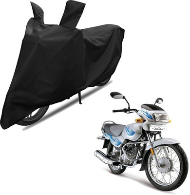 RiderShine Two Wheeler Cover for TVS(Victor New, Black)