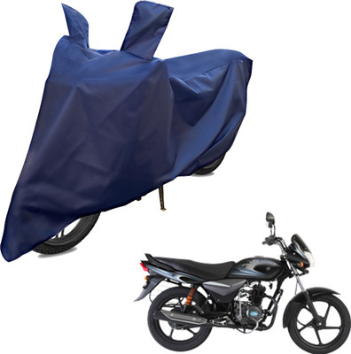 RiderShine Two Wheeler Cover for Bajaj(Platina 125, Blue)