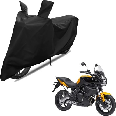 RiderShine Two Wheeler Cover for Kawasaki(Versys 650, Black)