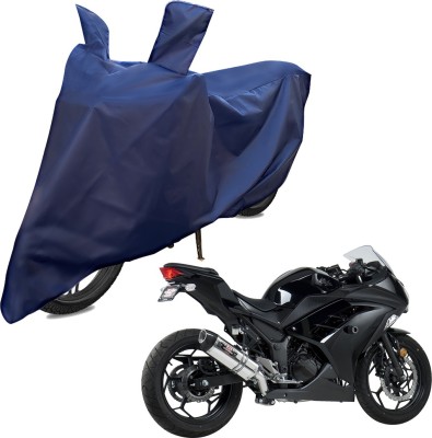 RiderShine Two Wheeler Cover for Kawasaki(Ninja 650, Blue)