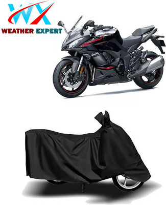 WEATHER EXPERT Waterproof Two Wheeler Cover for Kawasaki(Ninja 1000, Black)