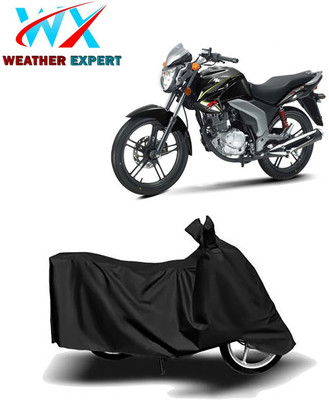 WEATHER EXPERT Waterproof Two Wheeler Cover for Suzuki(GSX, Black)