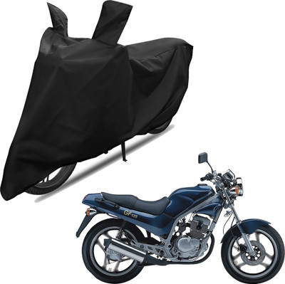 RiderShine Two Wheeler Cover for Kinetic(GF 125, Black)