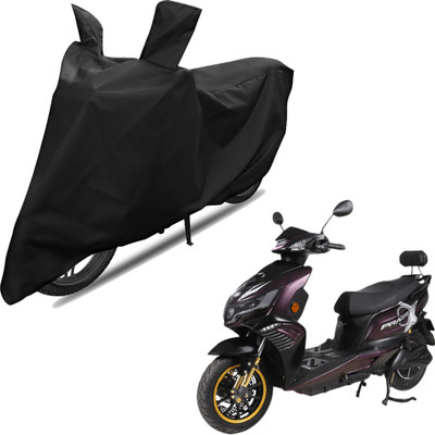 RiderShine Two Wheeler Cover for Okinawa(i-Praise, Black)