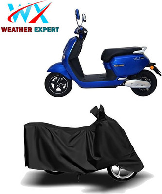 WEATHER EXPERT Waterproof Two Wheeler Cover for Okinawa(Lite, Black)