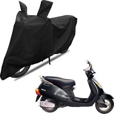 RiderShine Two Wheeler Cover for Kinetic(Nova EX, Black)