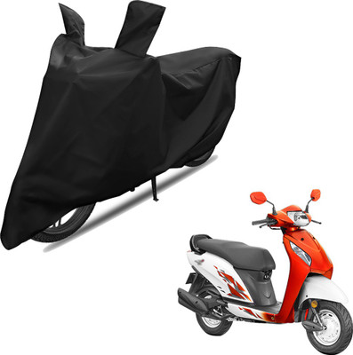 RiderShine Two Wheeler Cover for Honda(Activa i, Black)