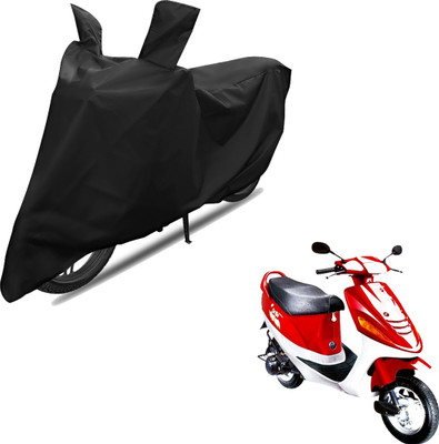 RiderShine Two Wheeler Cover for Kinetic(Zing, Black)