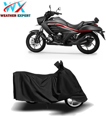 WEATHER EXPERT Waterproof Two Wheeler Cover for Suzuki(Intruder, Black)