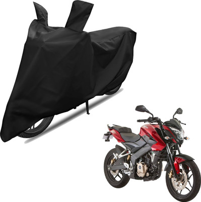 RiderShine Two Wheeler Cover for Bajaj(Pulsar 150, Black)