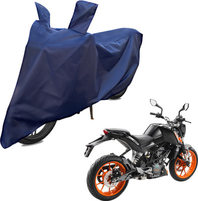 RiderShine Two Wheeler Cover for KTM(Duke 390 ABS, Blue)