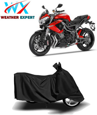 WEATHER EXPERT Waterproof Two Wheeler Cover for Benelli(TNT R, Black)