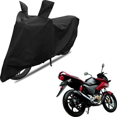 RiderShine Two Wheeler Cover for Honda(CBF Stunner, Black)