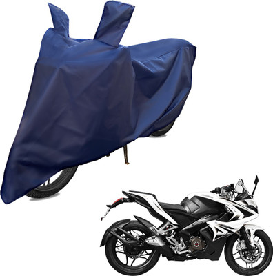 RiderShine Two Wheeler Cover for Bajaj(Wind 125, Blue)