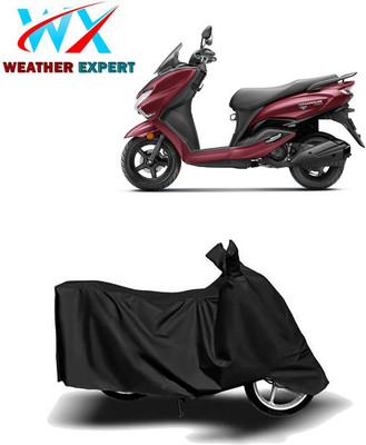 WEATHER EXPERT Waterproof Two Wheeler Cover for Suzuki(Burgman Street 125, Black)